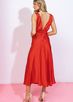 THE SCARLET ROSE MIDI DRESS
