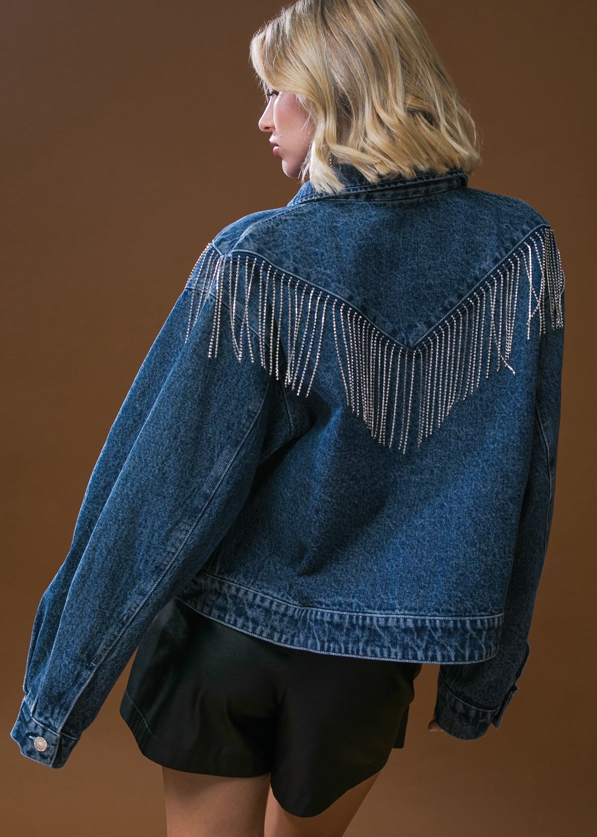 THE EVERLY FRINGE DENIM JACKET