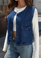 THE MEADOWLINE DENIM VEST