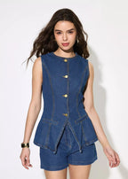 THE BRIELLE TAILORED DENIM SET