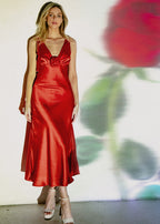 THE SCARLET ROSE MIDI DRESS